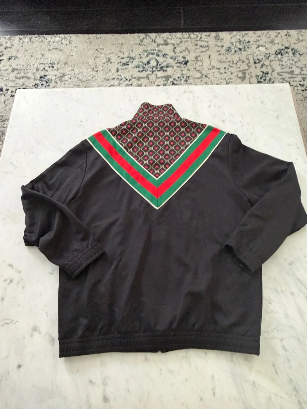 Gucci GG Star Monogram Web Stripe Track Jacket XL Made in Italy